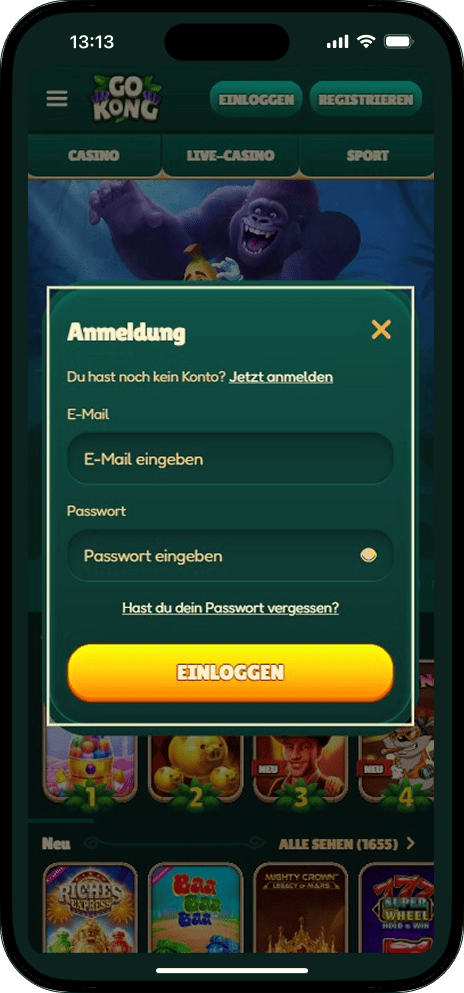GoKong Casino Einloggen